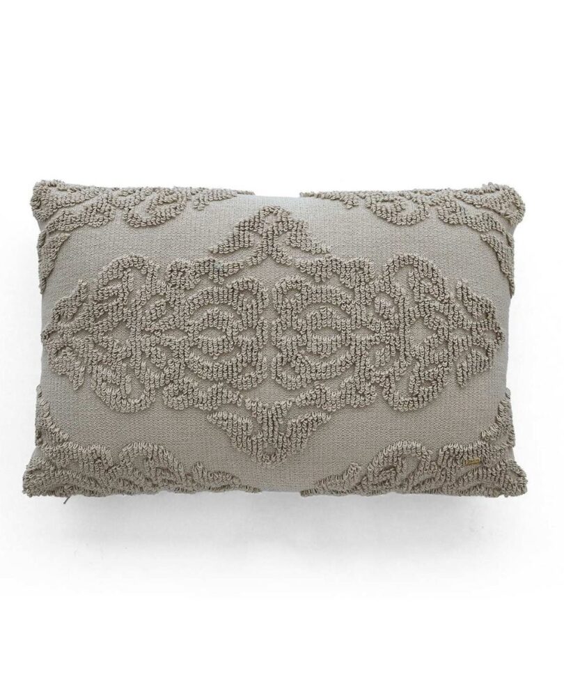 damask cotton knitted decorative cushion cover